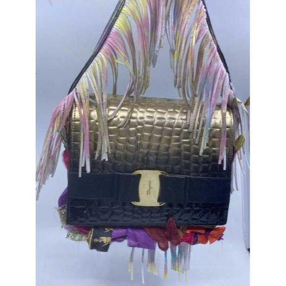 Salvatore Ferragamo W Vintage Customized By W Stre - Picture 2 of 10